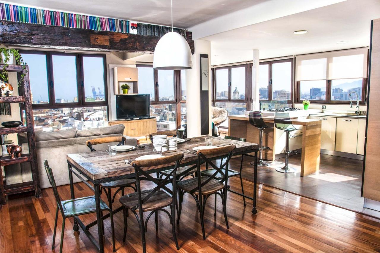 Appartamento Malagaflat Design Loft City Views Esterno foto