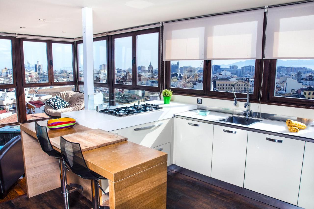 Appartamento Malagaflat Design Loft City Views Esterno foto
